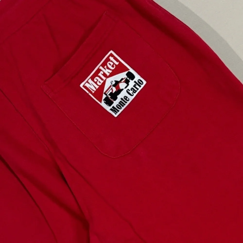 Market Monte Carlo Logo Jogger Sweatpants Red Size L Streetwear